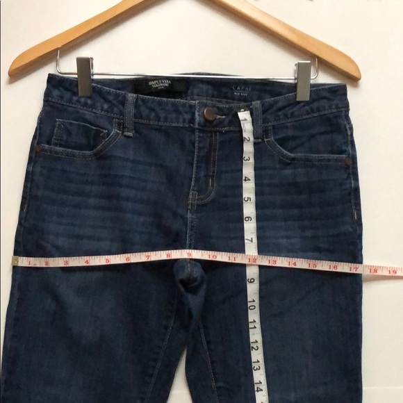 Simply Vera, capri mid rise jeans, size 4.....👖👖 (1) - Picture 15 of 16
